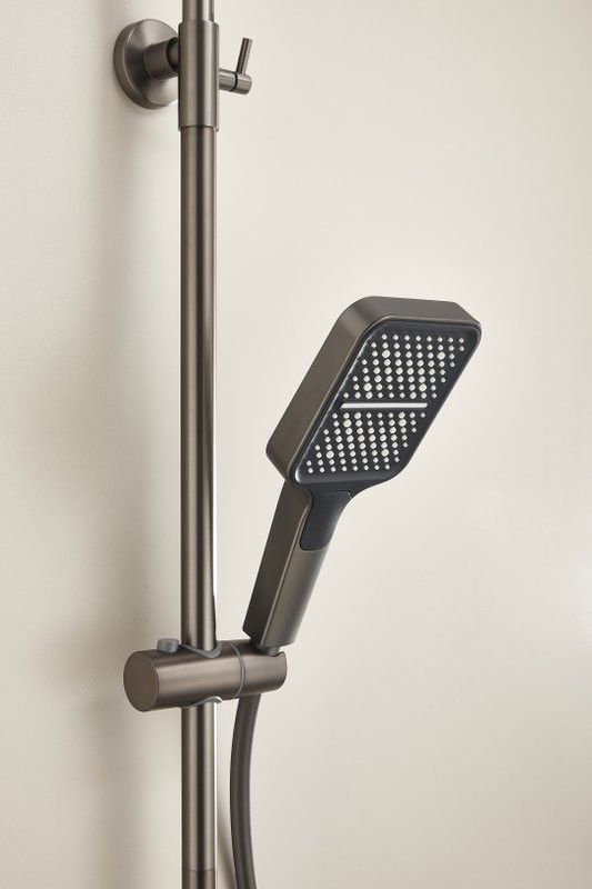 Душевая стойка BELZ B658 B24658-3 оружейная сталь