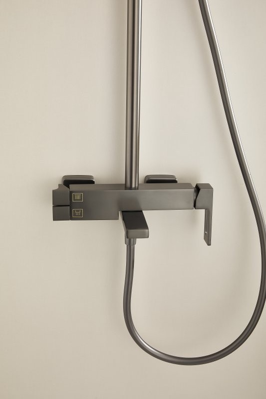 Душевая стойка BELZ B658 B24658-3 оружейная сталь