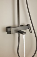 Душевая стойка BELZ B658 B24658-3 оружейная сталь