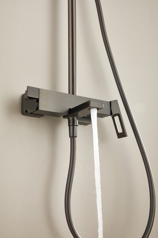 Душевая стойка BELZ B658 B24658-3 оружейная сталь