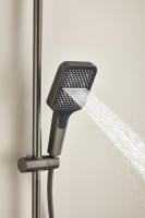 Душевая стойка BELZ B658 B24658-3 оружейная сталь