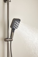 Душевая стойка BELZ B658 B24658-3 оружейная сталь