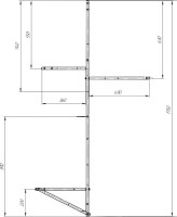 Акриловая ванна Marka One Ergonomika L 175x110 см, угловая, левая, пристенная, белая, асимметричная, с каркасом