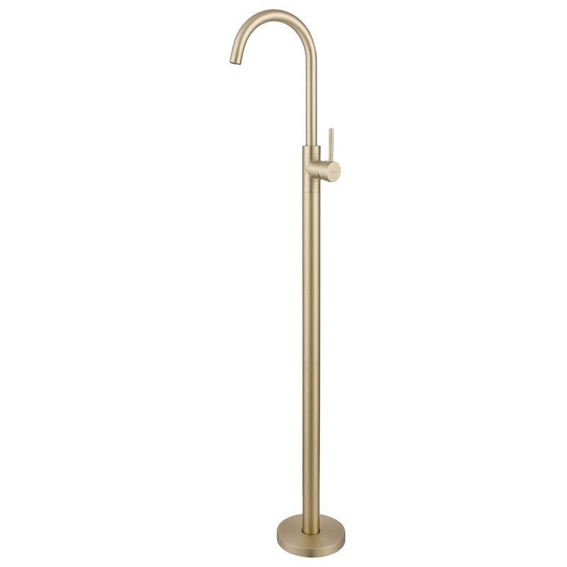 Напольный смеситель для раковины Abber Wasser Kreis AF8141G С ВНУТРЕННЕЙ ЧАСТЬЮ, матовое золото