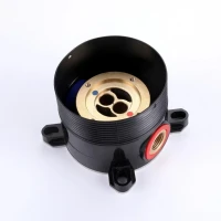 Напольный смеситель для раковины Abber Wasser Kreis AF8141G С ВНУТРЕННЕЙ ЧАСТЬЮ, матовое золото