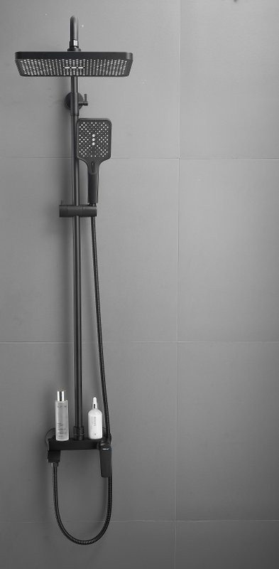 Душевая стойка BELZ B715 B24715-7 матовая черная