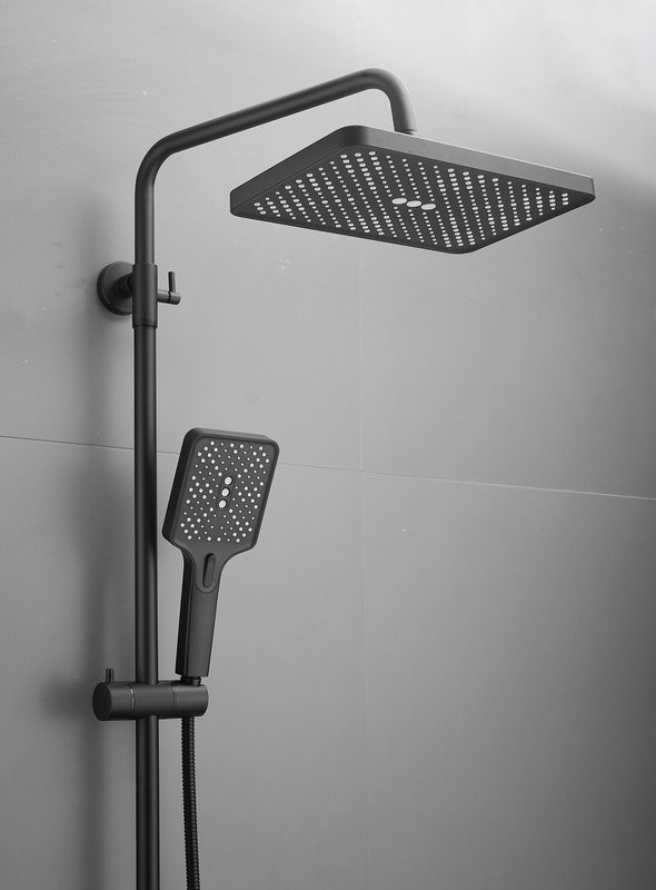 Душевая стойка BELZ B715 B24715-7 матовая черная