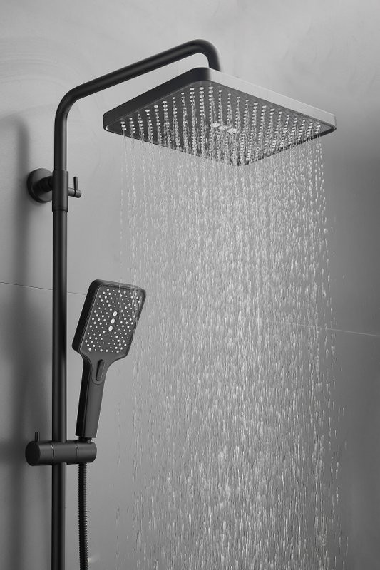 Душевая стойка BELZ B715 B24715-7 матовая черная