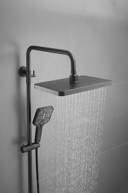 Душевая стойка BELZ B715 B24715-7 матовая черная