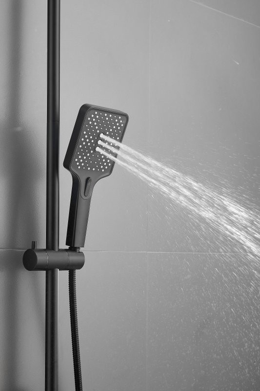 Душевая стойка BELZ B715 B24715-7 матовая черная