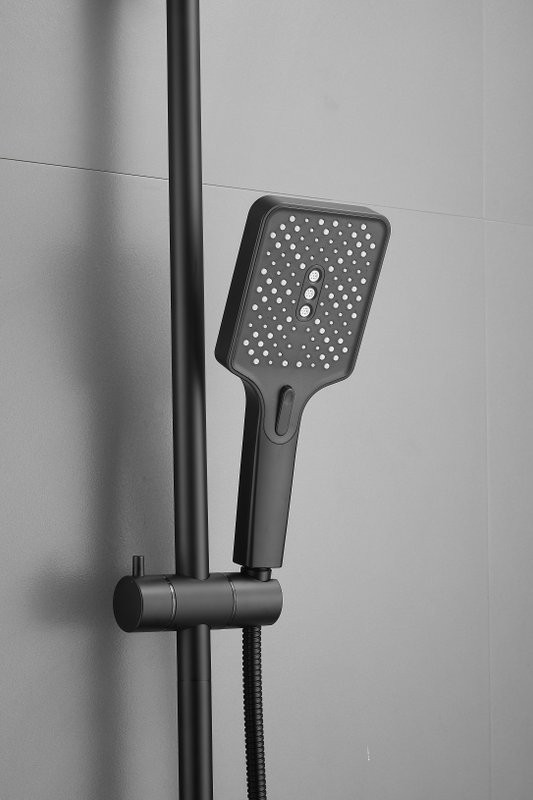 Душевая стойка BELZ B715 B24715-7 матовая черная