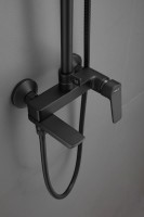 Душевая стойка BELZ B715 B24715-7 матовая черная