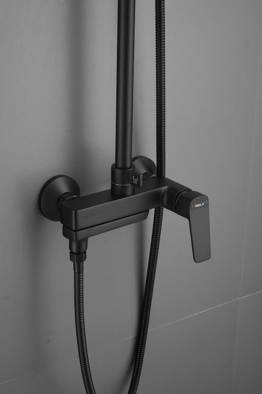 Душевая стойка BELZ B715 B24715-7 матовая черная