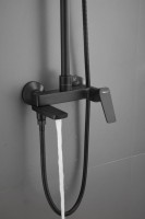 Душевая стойка BELZ B715 B24715-7 матовая черная