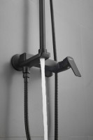 Душевая стойка BELZ B715 B24715-7 матовая черная