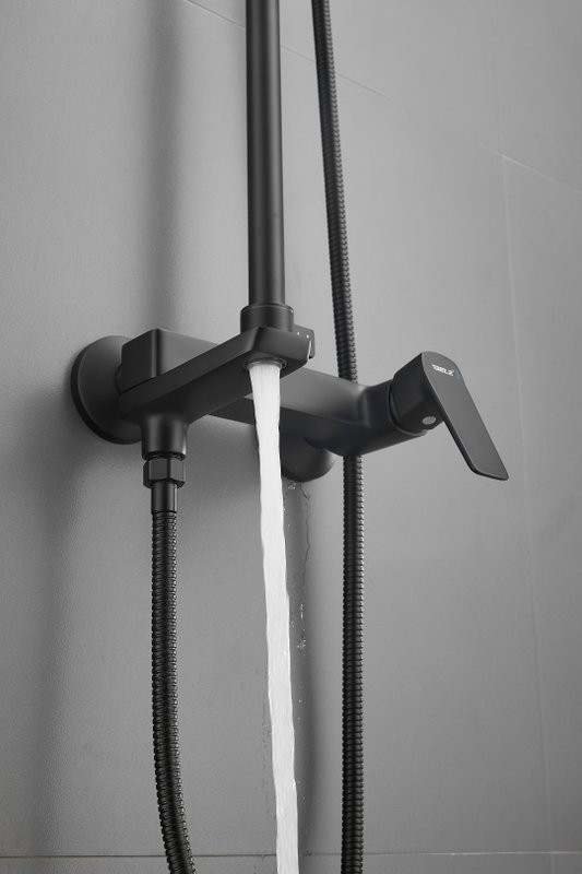 Душевая стойка BELZ B715 B24715-7 матовая черная