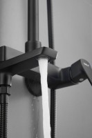 Душевая стойка BELZ B715 B24715-7 матовая черная