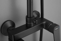 Душевая стойка BELZ B715 B24715-7 матовая черная