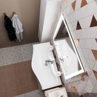 Зеркало Mixline Минио 80 с подсветкой