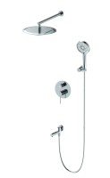 Душевой комплект Wonzon & Woghand WW-88939017-CR С ВНУТРЕННЕЙ ЧАСТЬЮ, хром