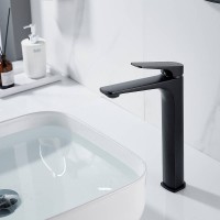 Смеситель для раковины высокий Shevanik S4211H, черный Смеситель для раковины высокий Shevanik S4211H, черный