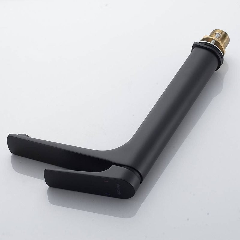 Смеситель для раковины высокий Shevanik S4211H, черный