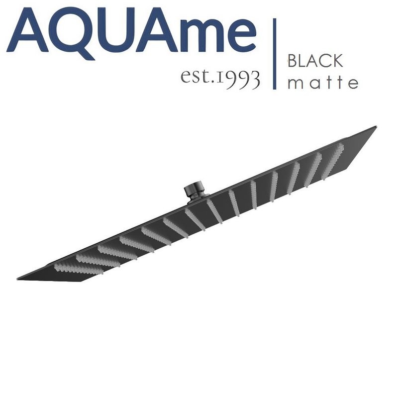 Верхний душ AQUAme Savona с черным покрытием AQM8608MB