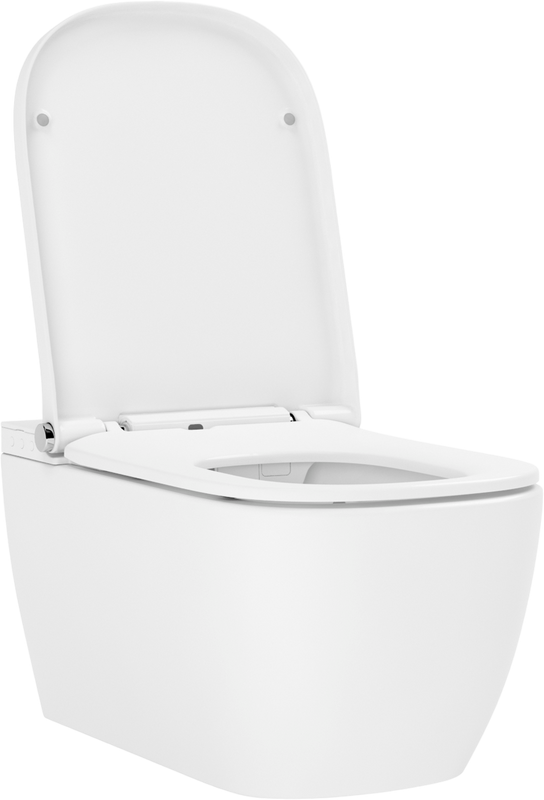 Комплект Lavinia Boho Унитаз подвесной Smart V-Clean 3359101R безободковый, с микролифтом + Инсталляция RelFix 38010010 + Кнопка RelFix 38050601 матовая черная, белая + Дозатор RelFix 38040010