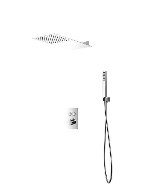 Душевой комплект SantiLine SL-9014 хром, С ВНУТРЕННЕЙ ЧАСТЬЮ