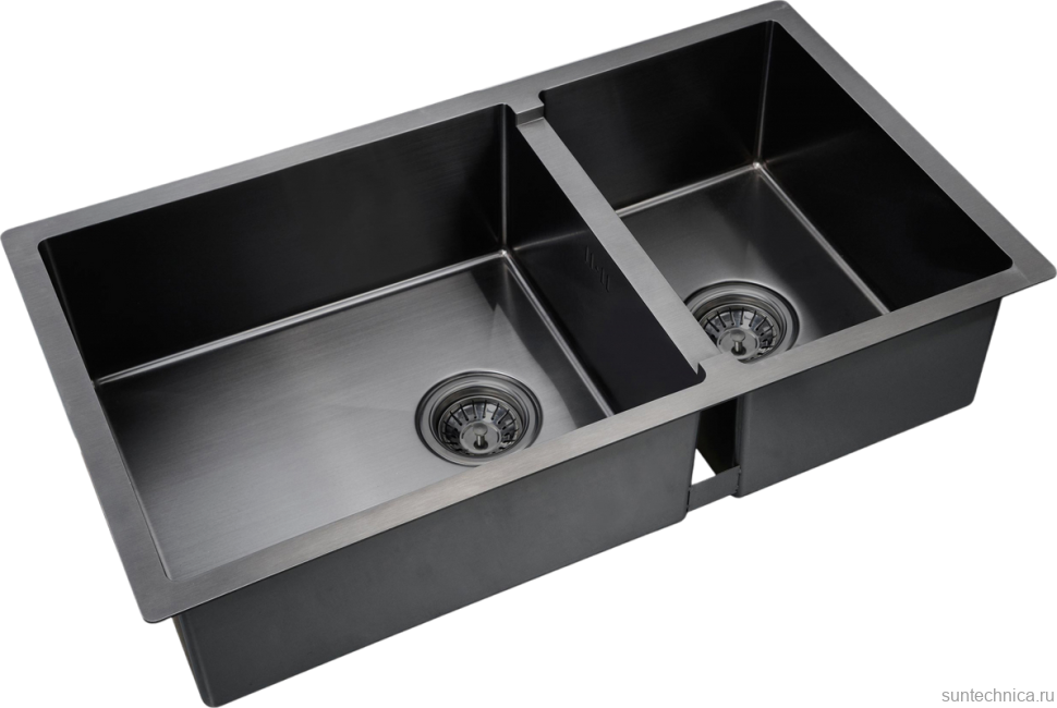 Мойка кухонная Zorg Inox PVD 78-2-44 grafit