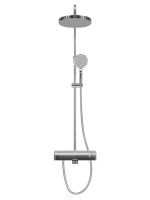 Душевая стойка VitrA Core Round A47309EXP с термостатом, хром