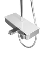 Душевая стойка VitrA Core Round A47309EXP с термостатом, хром