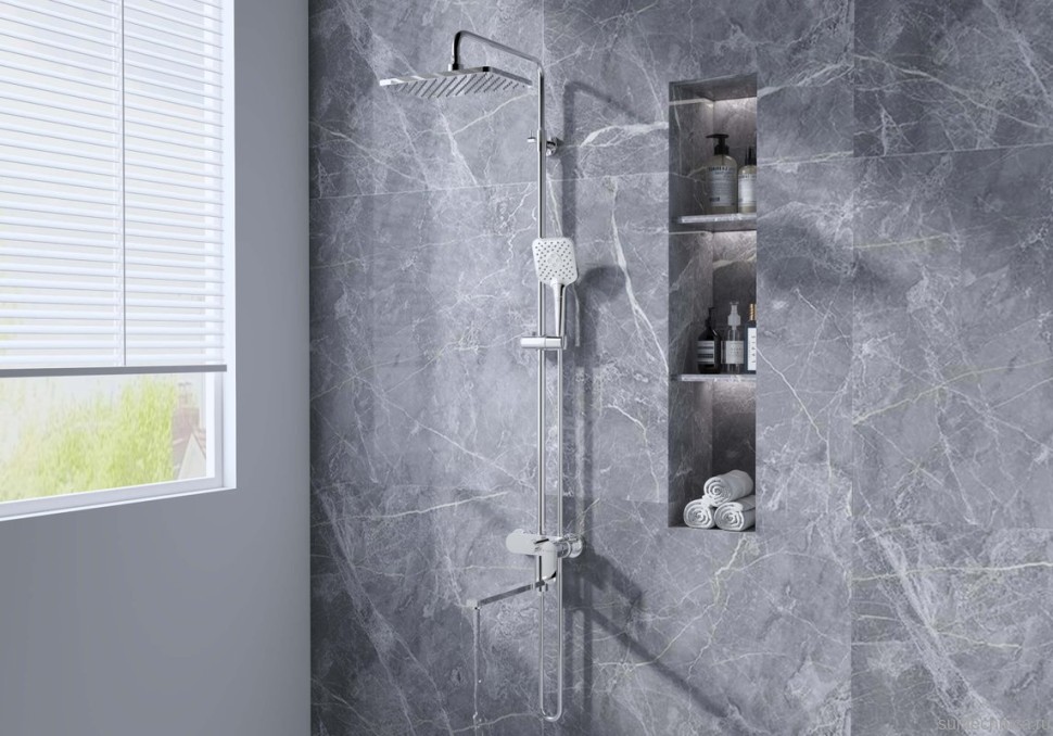 Душевая стойка AQUATEK Ника AQ2840CR хром