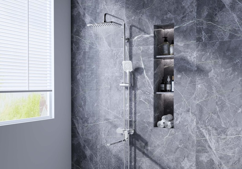 Душевая стойка AQUATEK Ника AQ2840CR хром