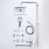 Душевая стойка AQUATEK Ника AQ2840CR хром Душевая стойка AQUATEK Ника AQ2840CR хром