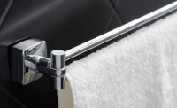 Полотенцедержатель Fixsen Kvadro FX-61302A поворотный, двойной Полотенцедержатель Fixsen Kvadro FX-61302A поворотный, двойной
