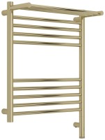 Полотенцесушитель электрический Сунержа Богема 3.1 020-6007-6050 70x55 см, подключение справа, шампань, лесенка, с полкой