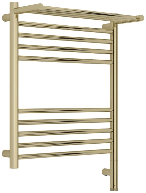 Полотенцесушитель электрический Сунержа Богема 3.1 020-6007-6050 70x55 см, подключение справа, шампань, лесенка, с полкой