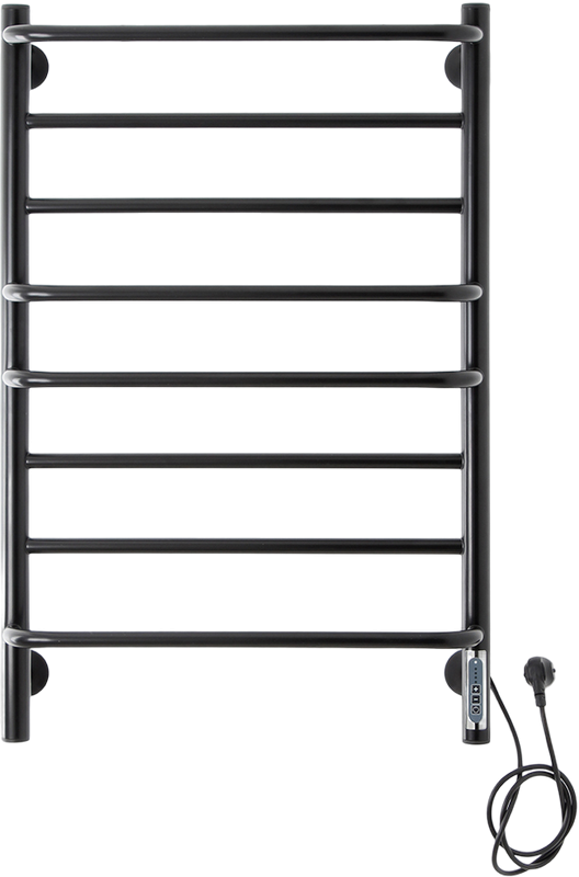 Полотенцесушитель электрический Domoterm Орфей DMT П8 50x80, черный, R