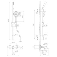Душевой комплект RGW Shower Panels SP-23