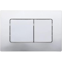 Кнопка смыва для унитаза Veconi Flush V8 пластик, цвет хром глянец