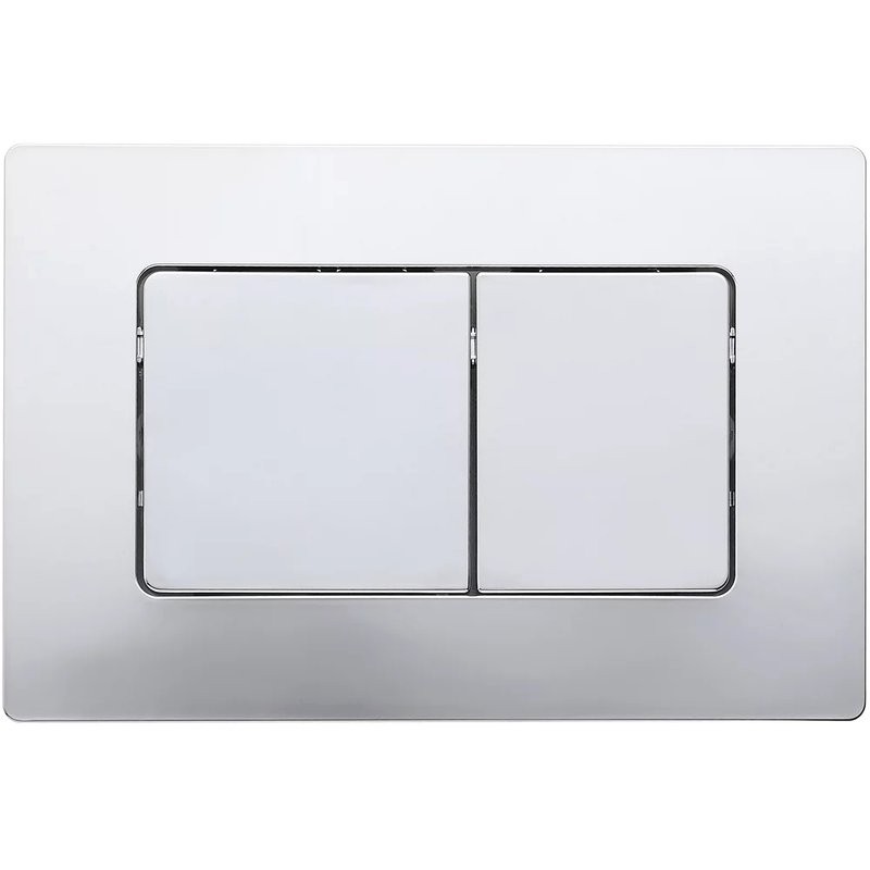 Кнопка смыва для унитаза Veconi Flush V8 пластик, цвет хром глянец