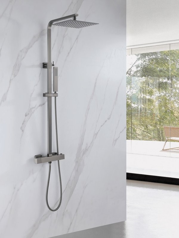 Душевая стойка Abber Daheim AF8260NGL никель