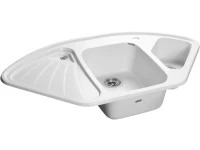 Мойка кухонная GranFest Corner C-1040 E иней