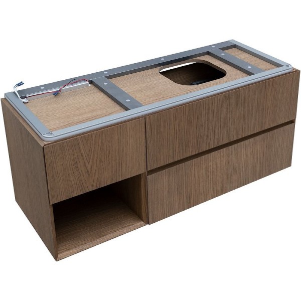 Тумба под раковину Allen Brau Infinity 120 R, подвесная, дуб