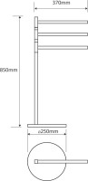 Полотенцедержатель Bemeta Omega 104836032