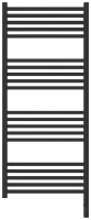 Полотенцесушитель электрический Сунержа Модус 3.1 15-5901-1250 130x55 см, подключение справа, темный титан муар, лесенка