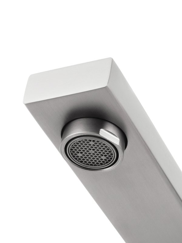 Смеситель для раковины Wonzon & Woghand WW-105-BS С ВНУТРЕННЕЙ ЧАСТЬЮ, брашированный никель