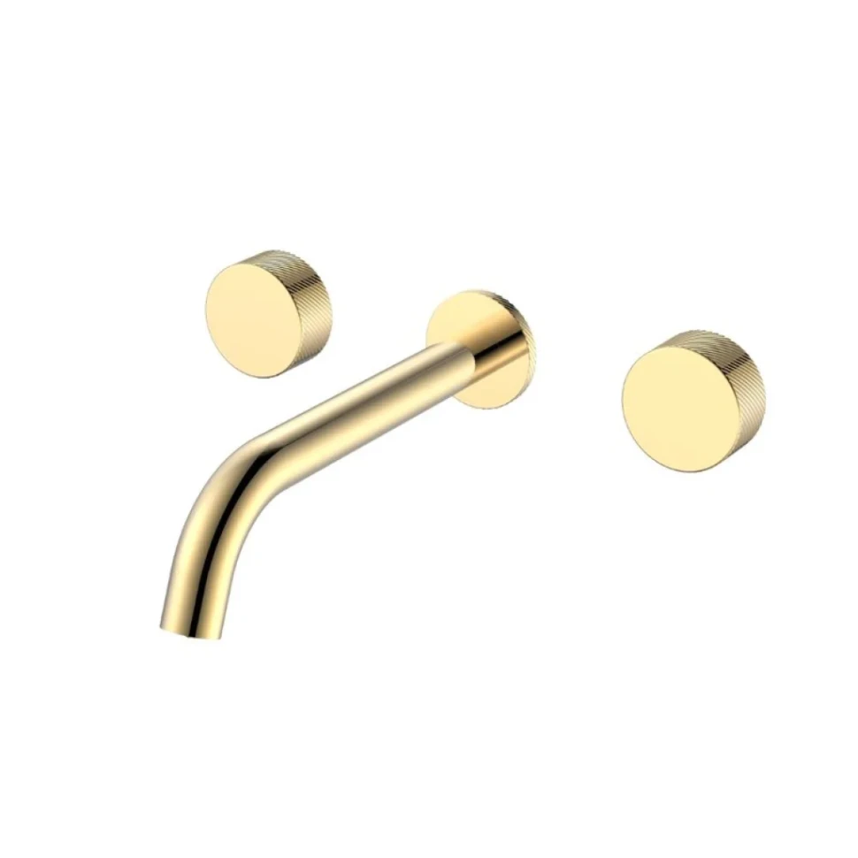 Смеситель для раковины Boheme Stick spirale 152-2-G.4 С ВНУТРЕННЕЙ ЧАСТЬЮ, gold