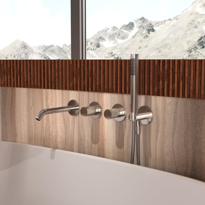 Встраиваемый смеситель для душа и ванны Vincea Аура VBTW-6AU1CH С ВНУТРЕННЕЙ ЧАСТЬЮ, хром